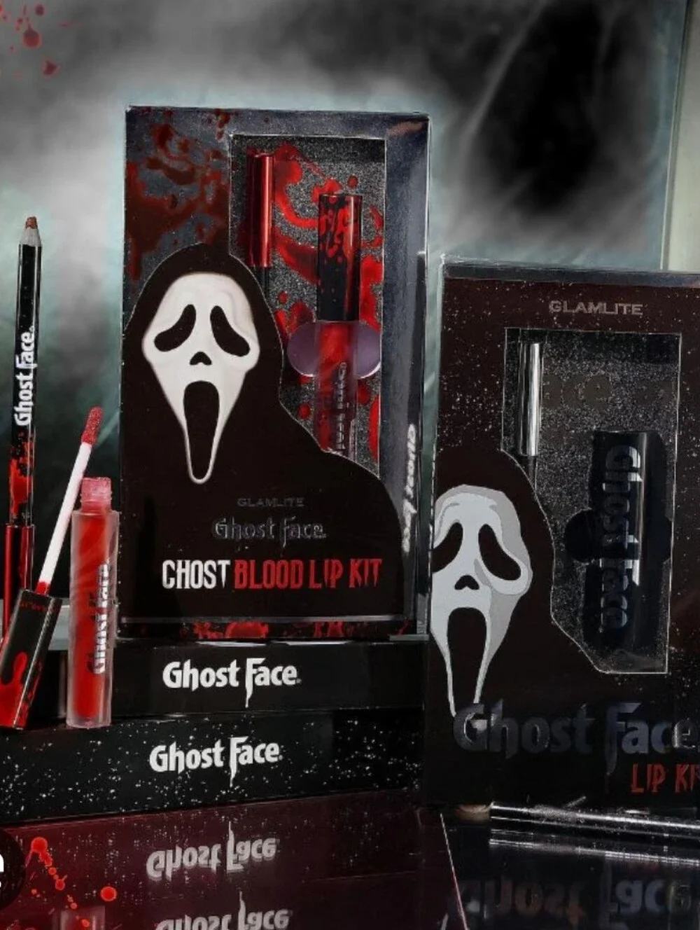 Glamlite Ghost Face Ghost Blood Lip Kit